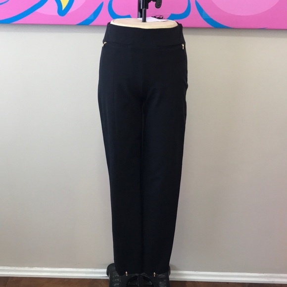 The Script Black Skinny Pant with Zippers NWT - Picture 2 of 8